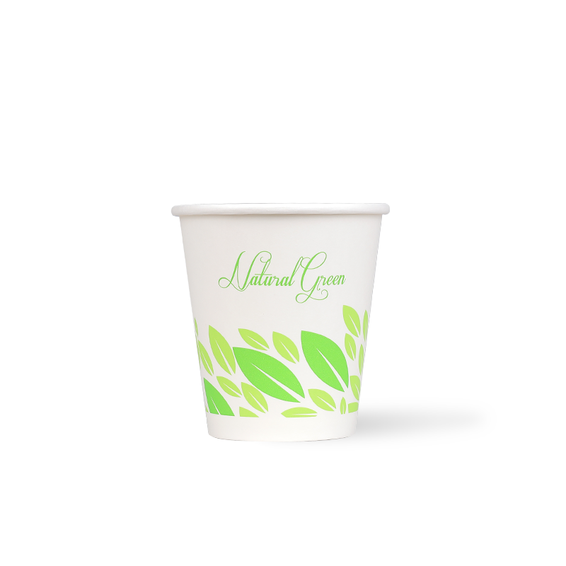 PLA coated single wall paper cup